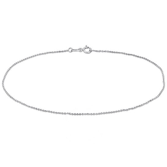 Original AMOUR Cable Chain Bracelet In Platinum, 9 In