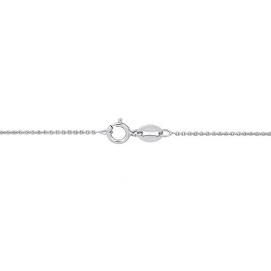 Original AMOUR Cable Chain Bracelet In Platinum, 9 In