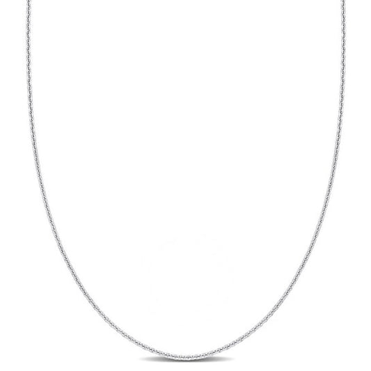 Original AMOUR Cable Chain Necklace In Platinum, 16 In