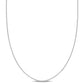 Original AMOUR Cable Chain Necklace In Platinum, 24 In