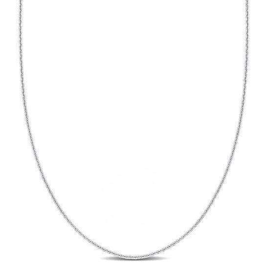 Original AMOUR Cable Chain Necklace In Platinum, 24 In