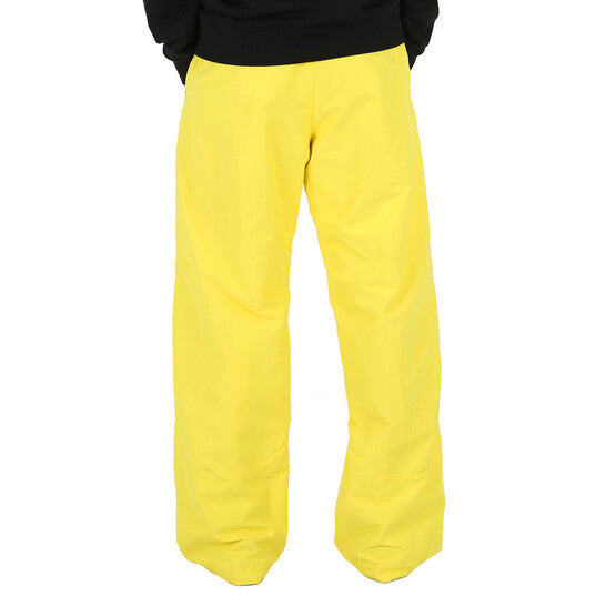 Original Balenciaga Men's Citrus Yellow Logo Tracksuit Bottoms, Size X-Small