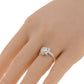 Original Bliss 18K White Gold, Diamond Heart Band Ring sz 6.5 20087973