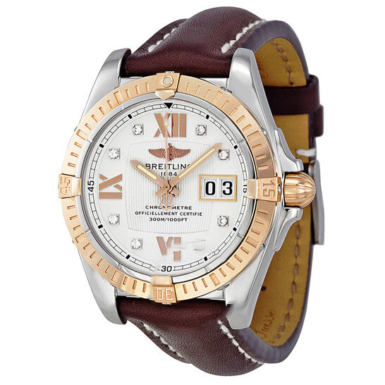 Original Breitling Cockpit Diamond Rose Gold Automatic Men's Watch C4935012-A672BRLT