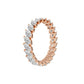 Original Brilliant Diamond 14K Rose Gold 2 CTTW Marquise LAB GROWN Diamond Eternity Band (G+SI)