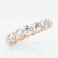 Original Brilliant Diamond 14K Rose Gold 3 CTTW Floating Round-Cut LAB GROWN Diamond Eternity Band (G+, SI)