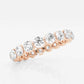 Original Brilliant Diamond 14K Rose Gold2 CTTW Floating Round-Cut LAB GROWN Diamond Eternity Band (G+, SI)