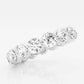 Original Brilliant Diamond 14K White Gold 4 CTTW Floating Round-Cut LAB GROWN Diamond Eternity Band (G+, SI)