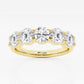 Original Brilliant Diamond 14K Yellow Gold 2 CTTW Round-Cut LAB GROWN Diamond Five Stone Anniversary Band (G+/SI)