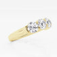 Original Brilliant Diamond 14K Yellow Gold 2 CTTW Round-Cut LAB GROWN Diamond Five Stone Anniversary Band (G+/SI)