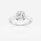 Original Brilliant Diamond 2 cttw Cushion-Cut Lab Grown Diamond Bezel Set Solitaire Engagement Ring in Platinum , FG/VS-SI