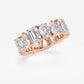 Original Brilliant Diamond 8 1/4 cttw Multi-Shape Lab Grown Diamond Eternity Band in 14KT Rose Gold , G+/VS-SI