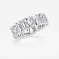 Original Brilliant Diamond 8 1/4 cttw Multi-Shape Lab Grown Diamond Eternity Band in 14KT White Gold , G+/VS-SI