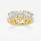 Original Brilliant Diamond 8 1/4 cttw Multi-Shape Lab Grown Diamond Eternity Band in 14KT Yellow Gold , G+/VS-SI