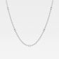 Original Brilliant Diamond 8.74 cttw 14KT White Gold Prong Setting Radiant-Cut Lab Grown Diamond Tennis Necklace for Women,VS2+