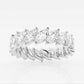 Original Brilliant Diamond Platinum 3 CTTW Marquise LAB GROWN Diamond Eternity Band (G+SI)