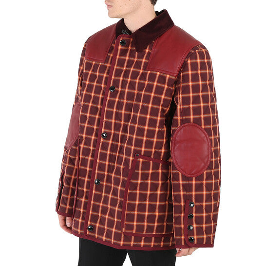 Burberry print jacket mens deals