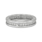 Original Bvlgari B.Zero1 18K White Gold 1-Band Diamond Pave Ring