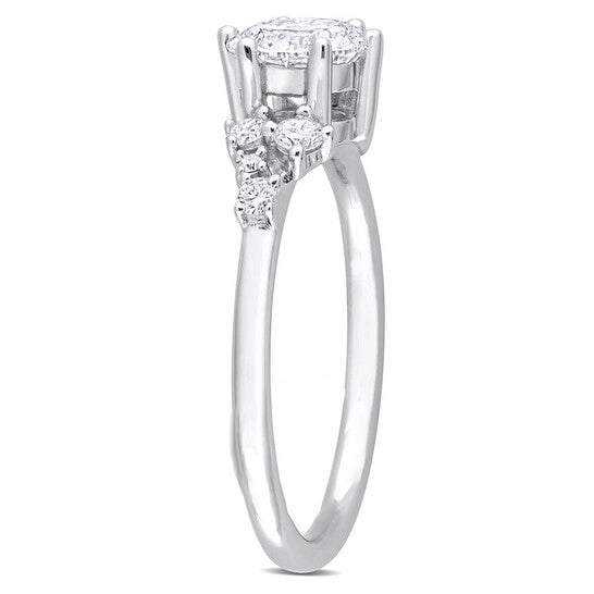 Original Created Forever 1 1/4 CT TW Lab Created Diamond Engagement Ring in 14k White Gold