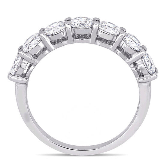 Original Created Forever 1 3/4 CT TW Lab Created Diamond Semi-Eternity Anniversary Band in 14k White Gold