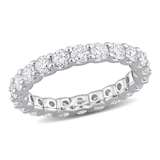 Original Created Forever 2 1/5 CT TGW Lab Created Diamond Eternity Band in 14k White Gold