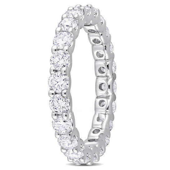 Original Created Forever 2 1/5 CT TGW Lab Created Diamond Eternity Band in 14k White Gold