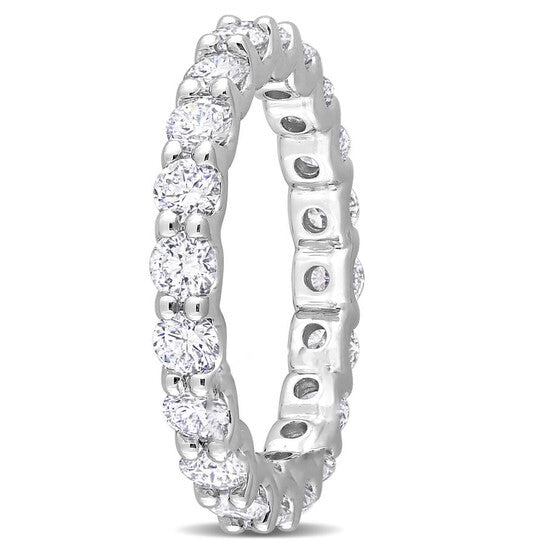 Original Created Forever 2 CT TGW Lab Created Diamond Eternity Band in 14k White Gold