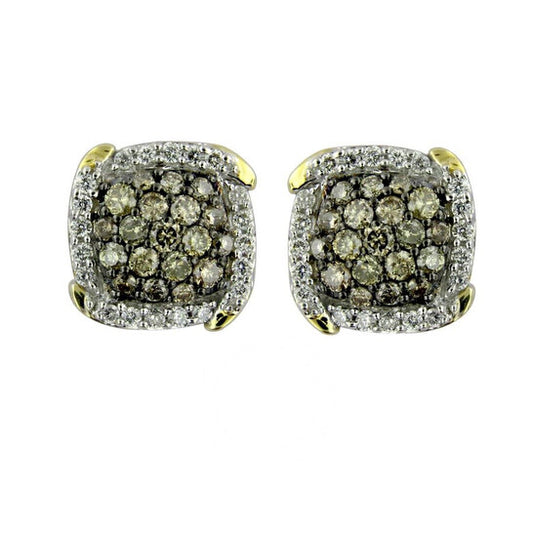 Original Diamond Muse 0.60 cttw 14KT Gold Round Cut Diamond Stud Earrings for Women