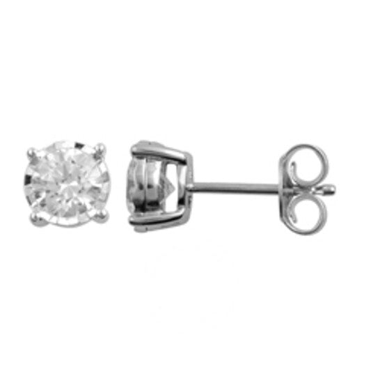 Original Diamond Muse 1.00 cttw 10KT White Gold Prong Set Diamond Stud Earrings for Women