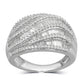 Original DiamondMuse 1.00 cttw Diamond Fashion Anniversary Ring in Sterling Silver (I-J, I2-I3)