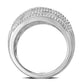 Original DiamondMuse 1.00 cttw Diamond Fashion Anniversary Ring in Sterling Silver (I-J, I2-I3)