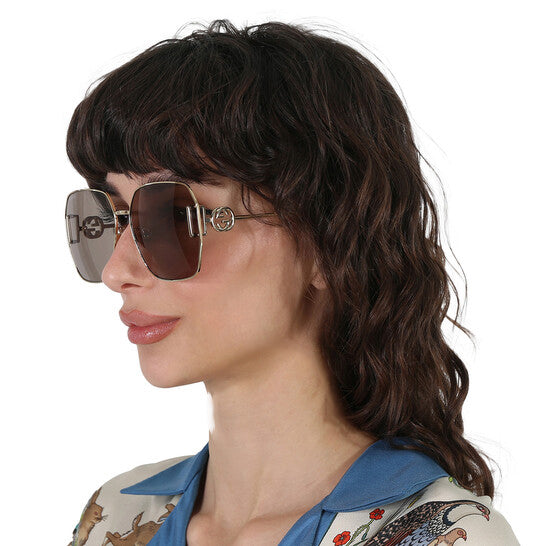 Gucci oversized women's sunglasses on sale