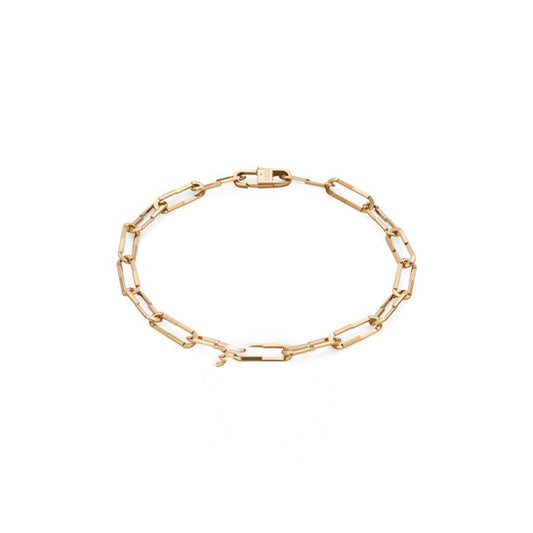 Original Gucci Link To Love 18Ct Rose Gold Chain Bracelet Size 18