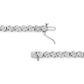 Original Haus of Brilliance .925 Sterling Silver 1/4 Cttw Miracle-Set Diamond Round Miracle Plate "S" Link Tennis Bracelet  - 7"