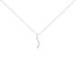 Original Haus of Brilliance AGS Certified 14k White Gold 3.0 cttw Baguette,Brilliant Round Diamond Journey 18" Pendant Necklace