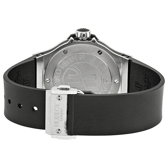 Original Hublot Big Bang Black Dial Diamond Black Rubber Ladies Watch 361.SX.1270.RX.1104