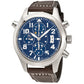 Original IWC Pilot Midnight Double Chronograph Automatic Men's Watch  IW371807