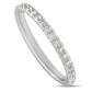 Original LB Exclusive 14K White Gold 0.63ct Diamond Eternity Band Ring