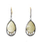 Original LB Exclusive 18K Gold   Stainless Steel Yellow Sapphire Diamond Earrings ER3860