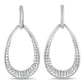 Original LB Exclusive 18K White Gold 3.05ct Diamond Drop Earrings