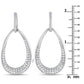 Original LB Exclusive 18K White Gold 3.05ct Diamond Drop Earrings