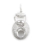 Original LB Exclusive 18K White Gold Diamond Pave Enhancer Pendant PA184821RBZ