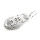 Original LB Exclusive 18K White Gold Diamond Pave Enhancer Pendant PA184821RBZ