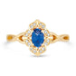 Original Le Vian  Blueberry Sapphire Ring set in 14K Honey Gold