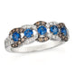 Original Le Vian  Blueberry Sapphire Ring set in 14K Vanilla Gold