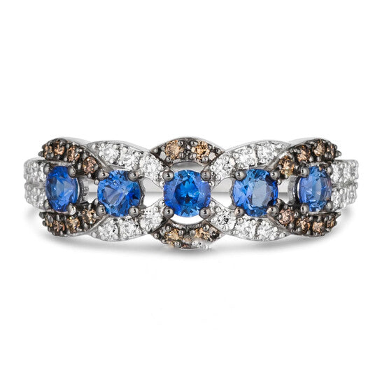 Original Le Vian  Blueberry Sapphire Ring set in 14K Vanilla Gold