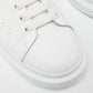 Original Alexander Mcqueen White Leather Oversized Low Top Sneakers Size 45 (Never Used)