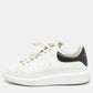 Original Alexander McQueen White Leather Larry Sneakers Size 42.5