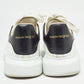 Original Alexander McQueen White Leather Larry Sneakers Size 42.5