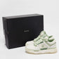 Original Amiri White/Green Leather and Mesh MA1 Lace Up Sneakers Size 40 (Never Used)